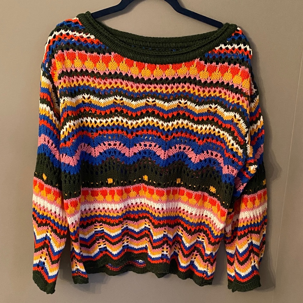 068. Multicolor Knit Sweater